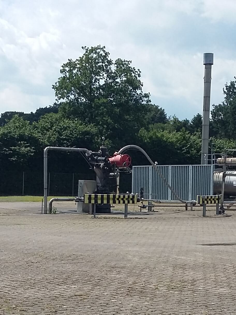 Pumpe in einem Industriegebiet